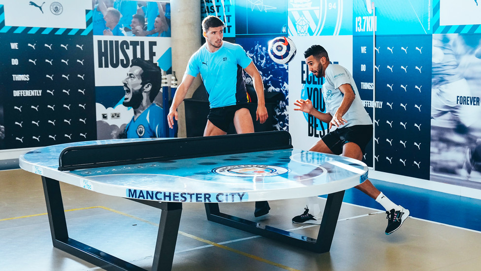 WINGING IN: Riyad Mahrez steps up to the plate