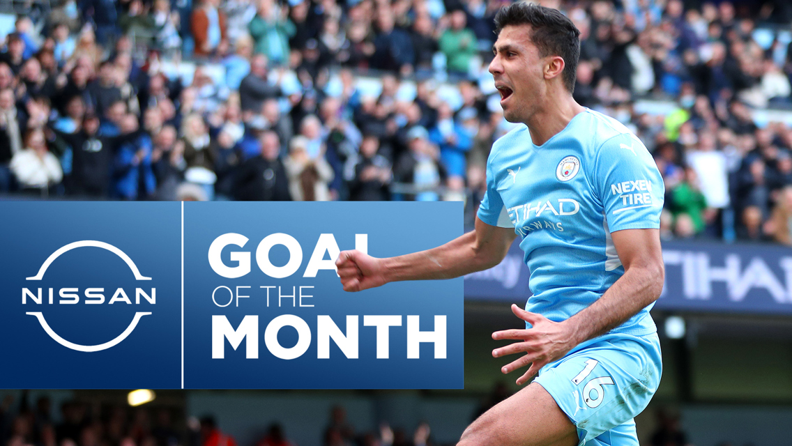 Rodrigo wins Nissan Goal of the Month for April