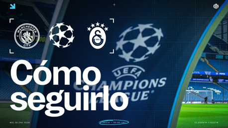 City v Galatasaray: horarios y TV