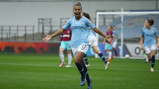 BRACE: Nikita Parris celebrates after scoring her second goal.