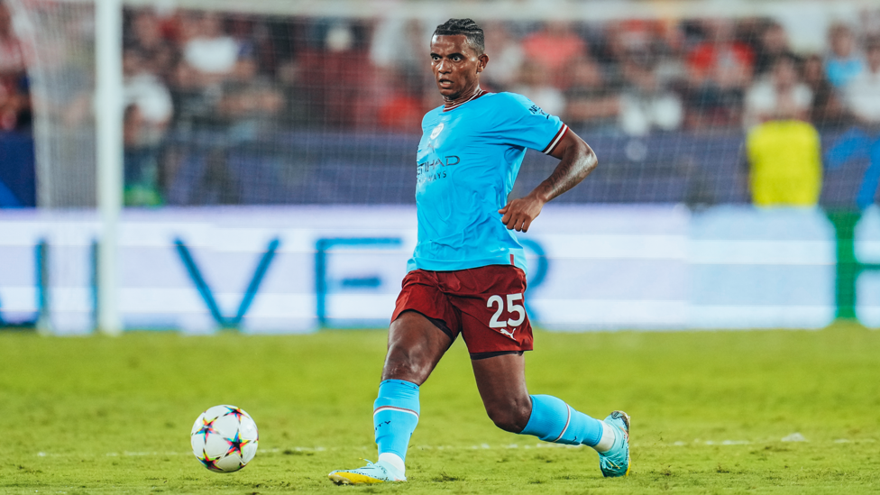 ROCK SOLID : An assured debut from Akanji.
