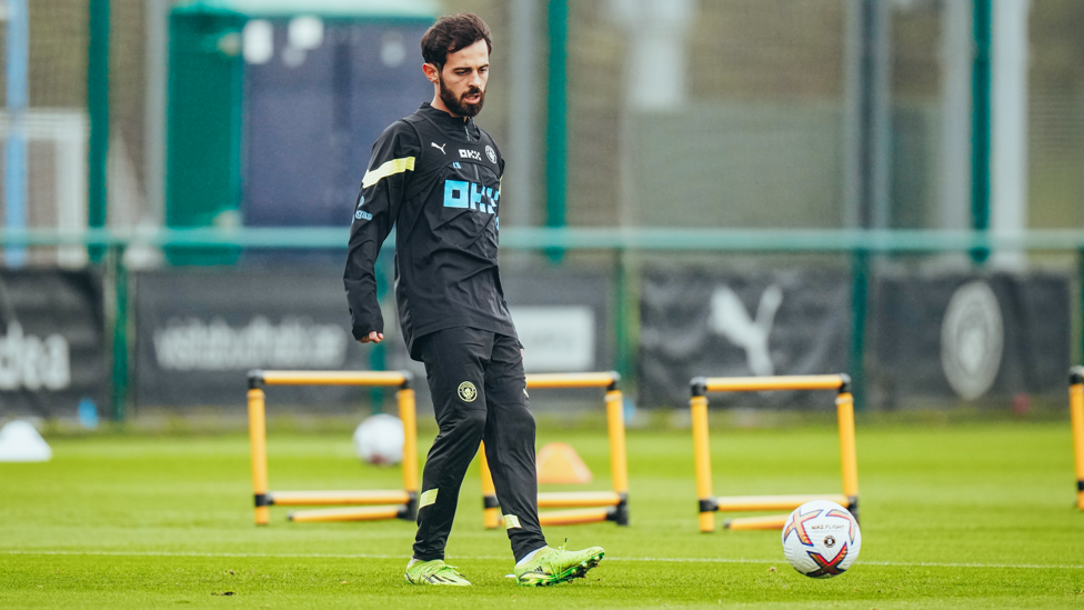 Bernardo, focused as always