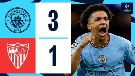 City 3-1 Sevilla: Champions League highlights