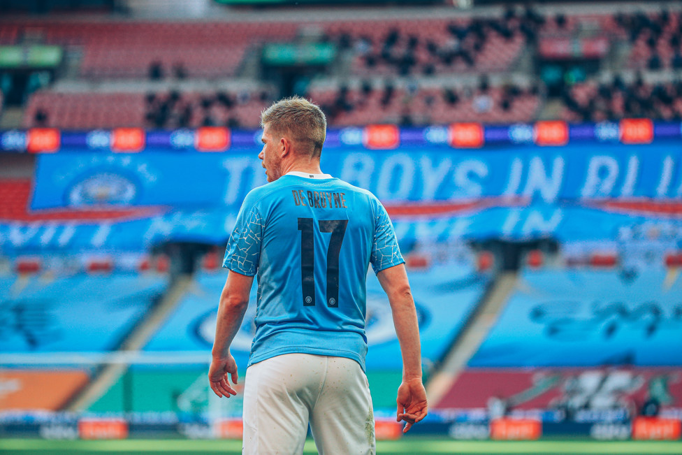 De Bruyne em Wembley.