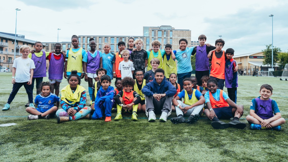 City players invest in school holiday football