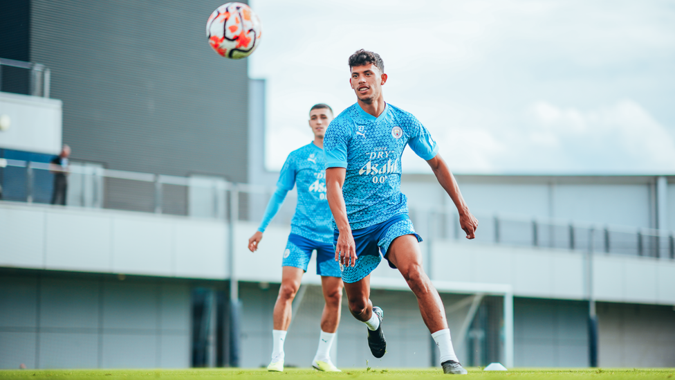 NEW BOY : Matheus Nunes brings the ball under his spell