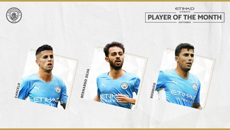 โหวตเลย! Etihad นักเตะยอดเยี่ยมประจำเดือนกันยายน