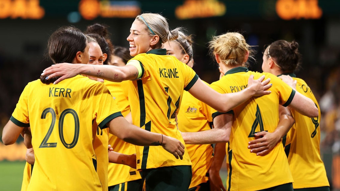 Kennedy reaches international century as Australia beat Brazil