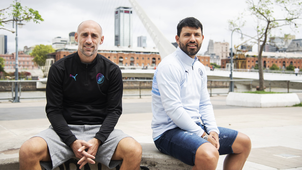 ¡Dos leyendas del City!