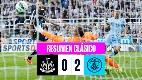 Newcastle 0-2 City: resumen clásico 2014