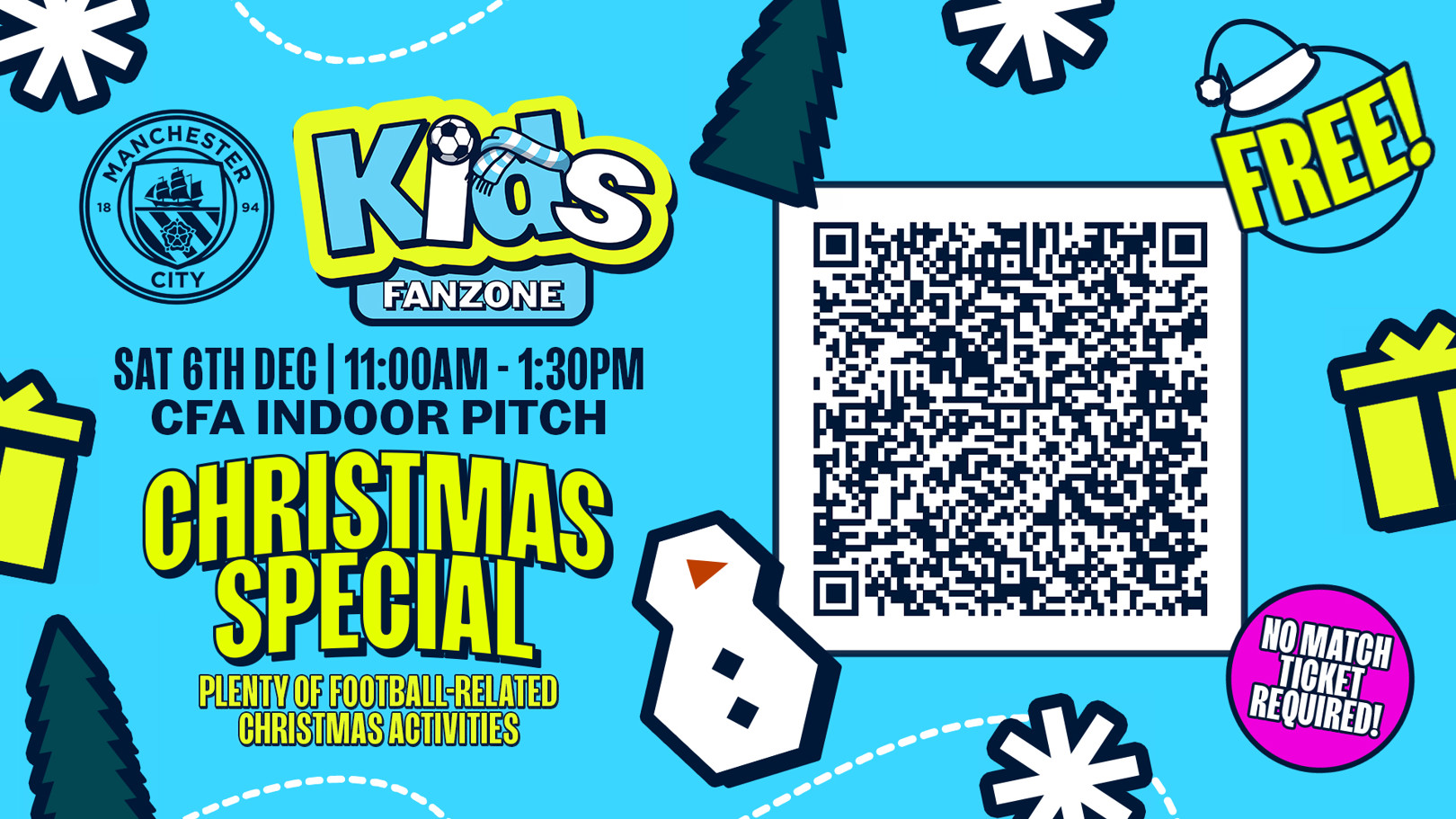 Get your tickets for our Christmas Kids Fanzone!