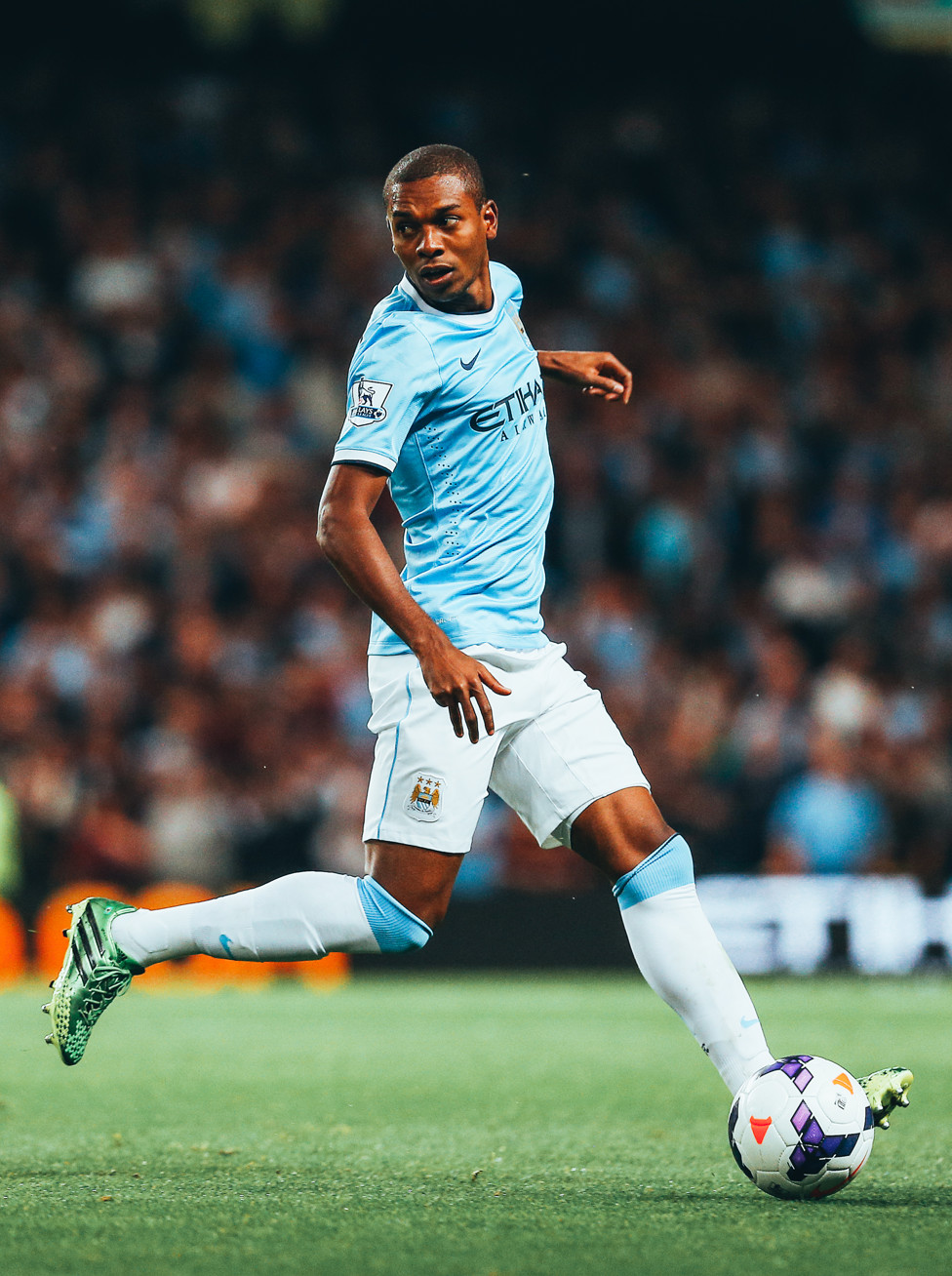 WINNING START: : The Brazilian made his debut in a 4-0 win over Newcastle United on 19 August 2013.