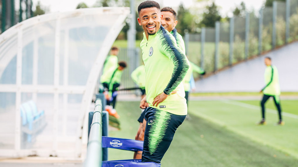 BOY FROM BRAZIL : Gabriel Jesus gets in the spirit
