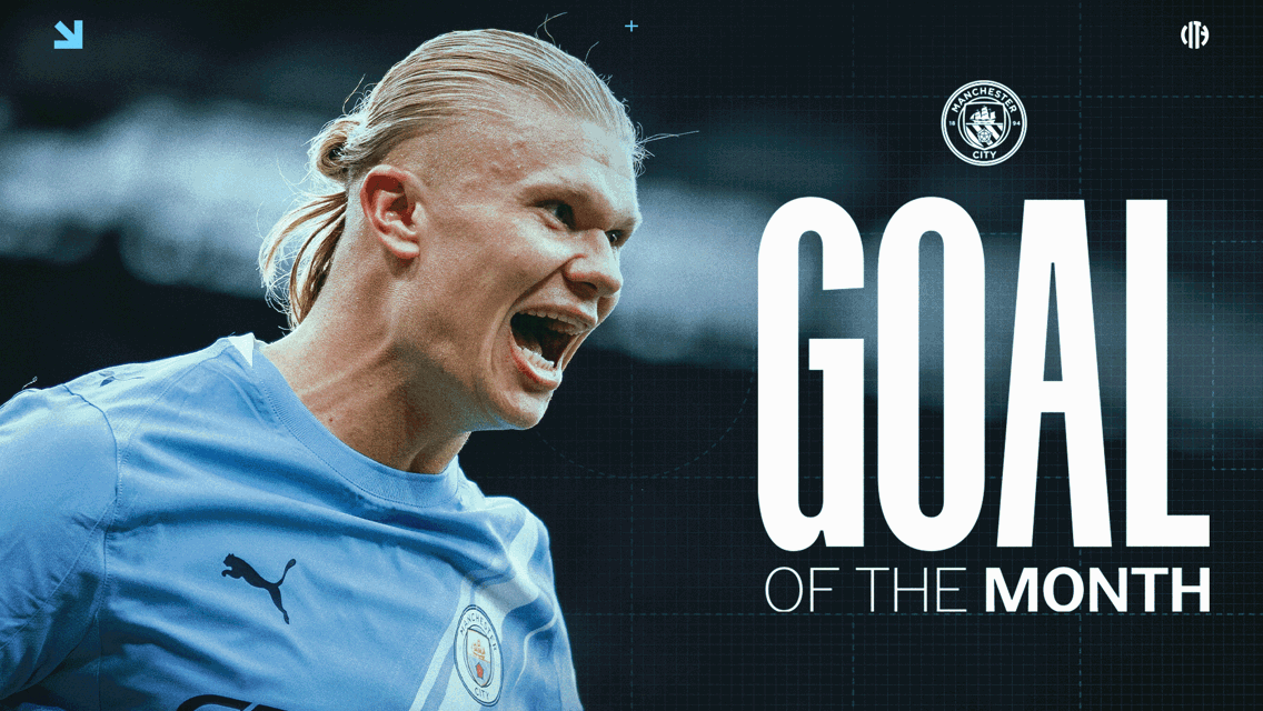 Haaland wins Goal of the Month for September