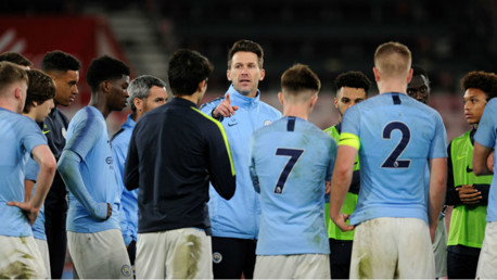 UP FOR THE CUP: Manchester City Under-18s boss Gareth Taylor says the young Blues are relishing the prospect of Monday's FA Youth Cup semi-final