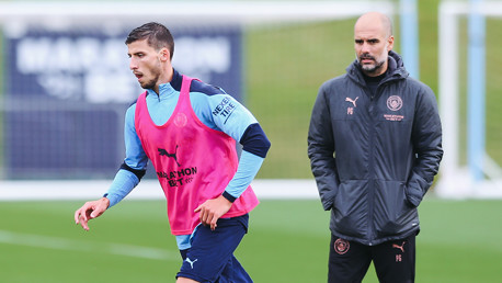 Gallery: Ruben Dias' first training session
