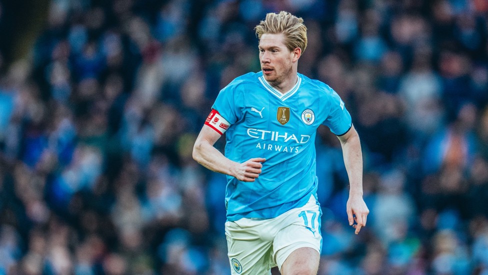 RETURN OF THE KING : De Bruyne back on the pitch.