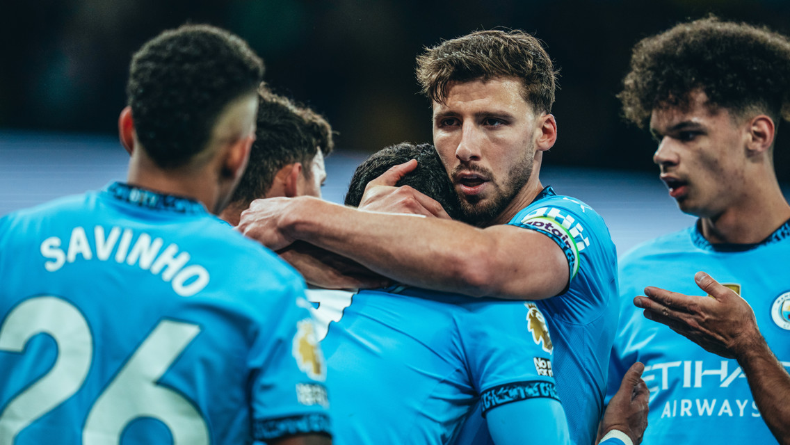 MAIN MAN: Marmoush feels the love.