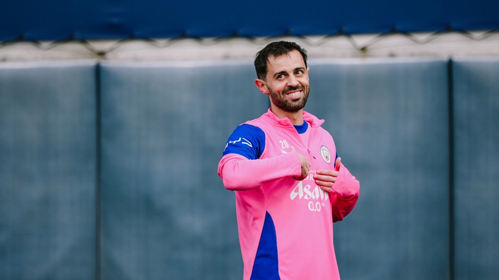 BERNARDO: Will he be lifting another trophy on Saturday afternoon?