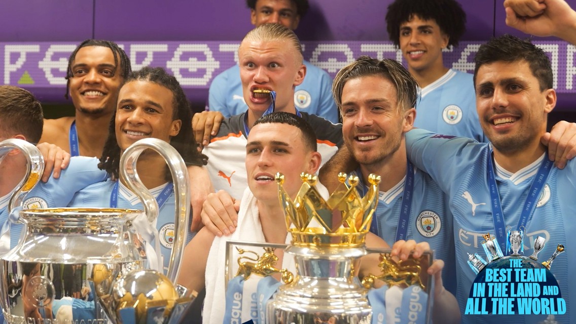 Watch City’s Club World Cup dressing room celebrations