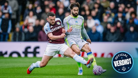 City’s unbeaten run ended by narrow Villa loss 