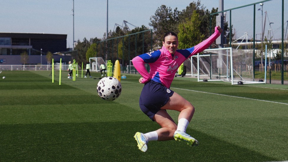 FANCY FLICKS : Grace Clinton shows off her skills