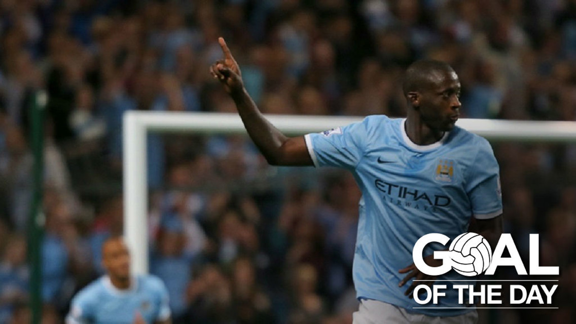 Goal of the day: Yaya Toure v Newcastle 2013