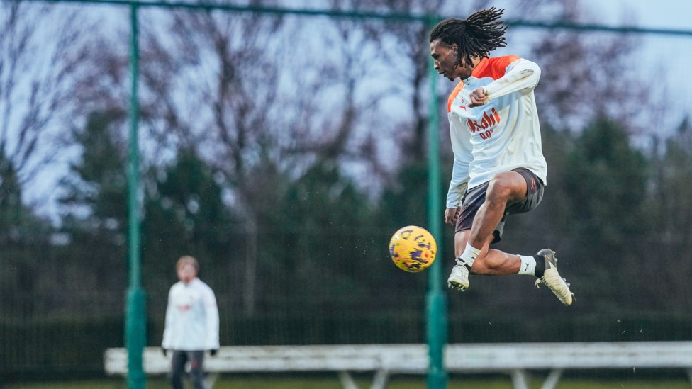 DUTCH TOUCH : Ake shows off his ball skills