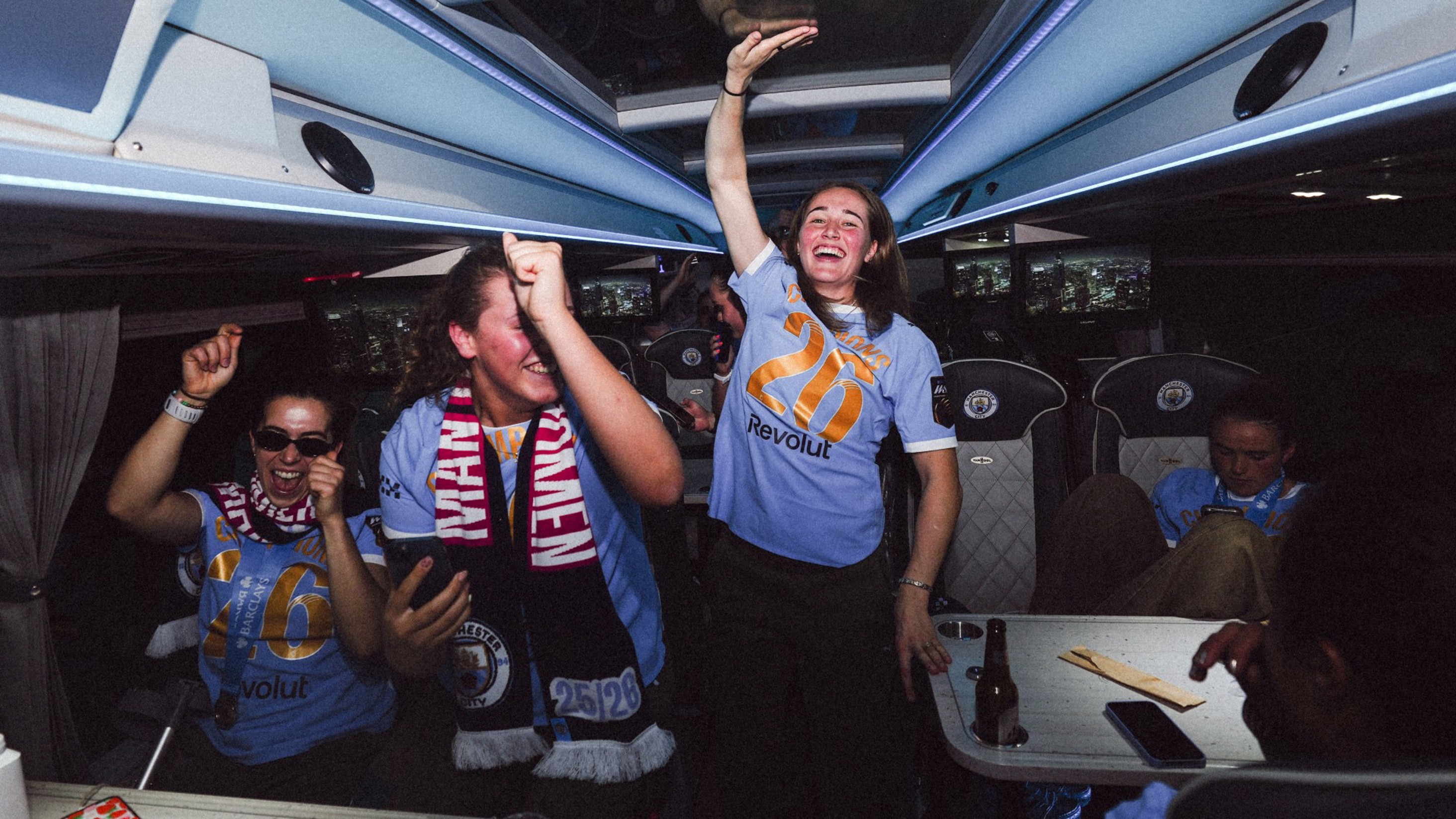 Wsl Bus Gallery: City bring the WSL title back to Manchester!