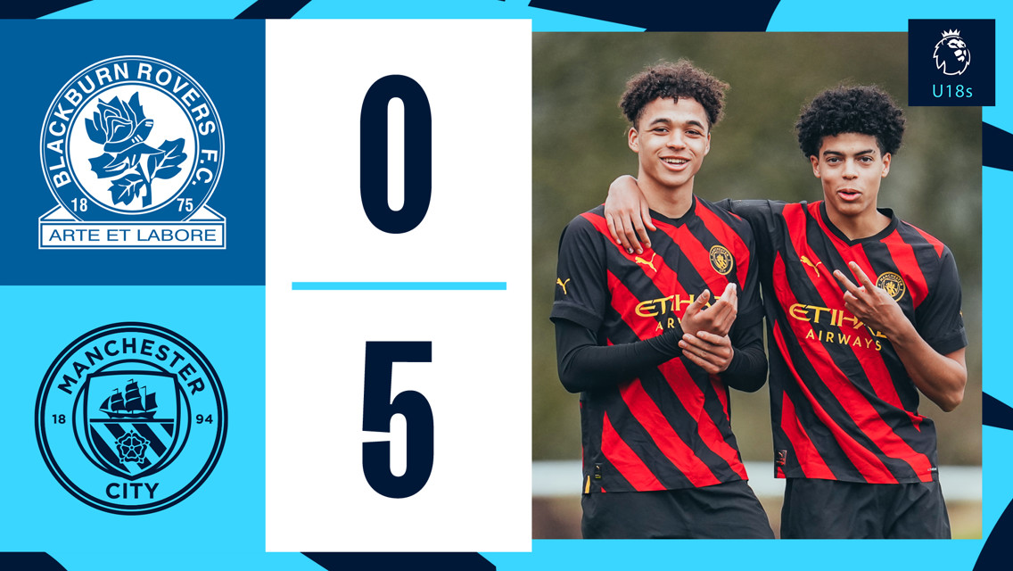 Highlights: Blackburn Under-18s 0-5 City Under-18s