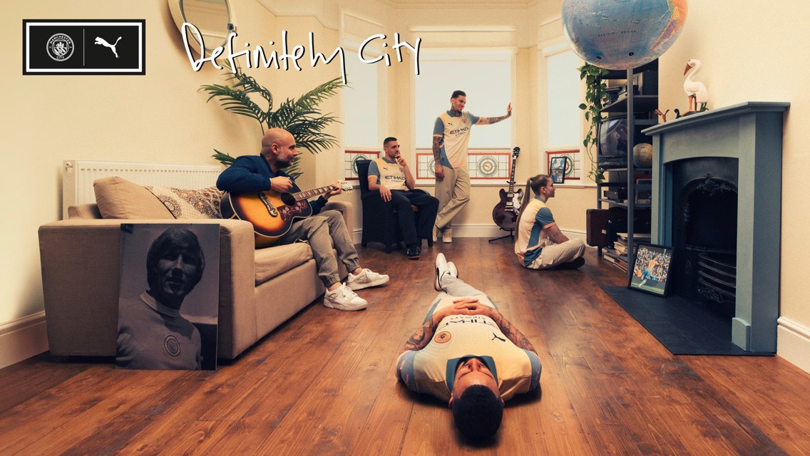 City e PUMA lançam kit Definitely City 2024/25 em colaboração com Noel Gallagher