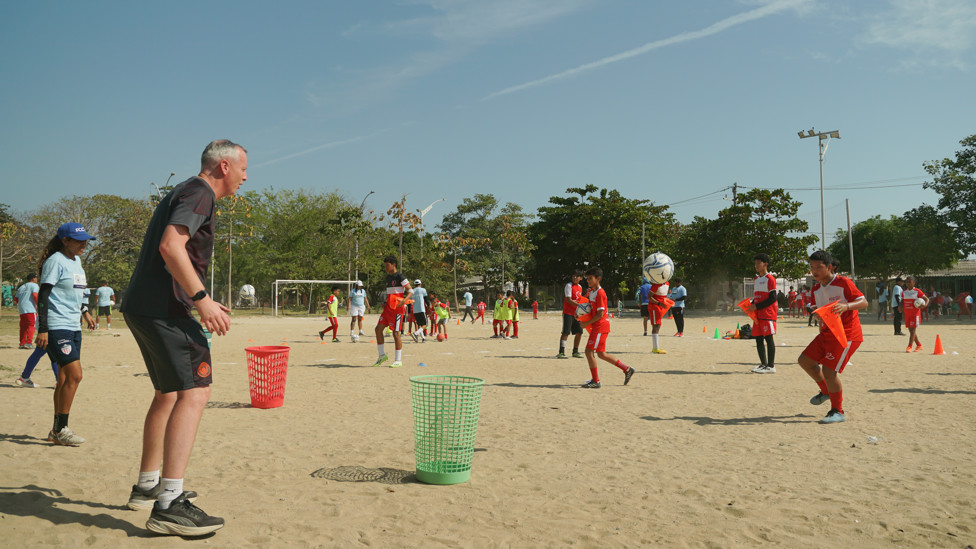 FOOTBALL FESTIVAL : The week of Young Leader training culminates in a community football festival 