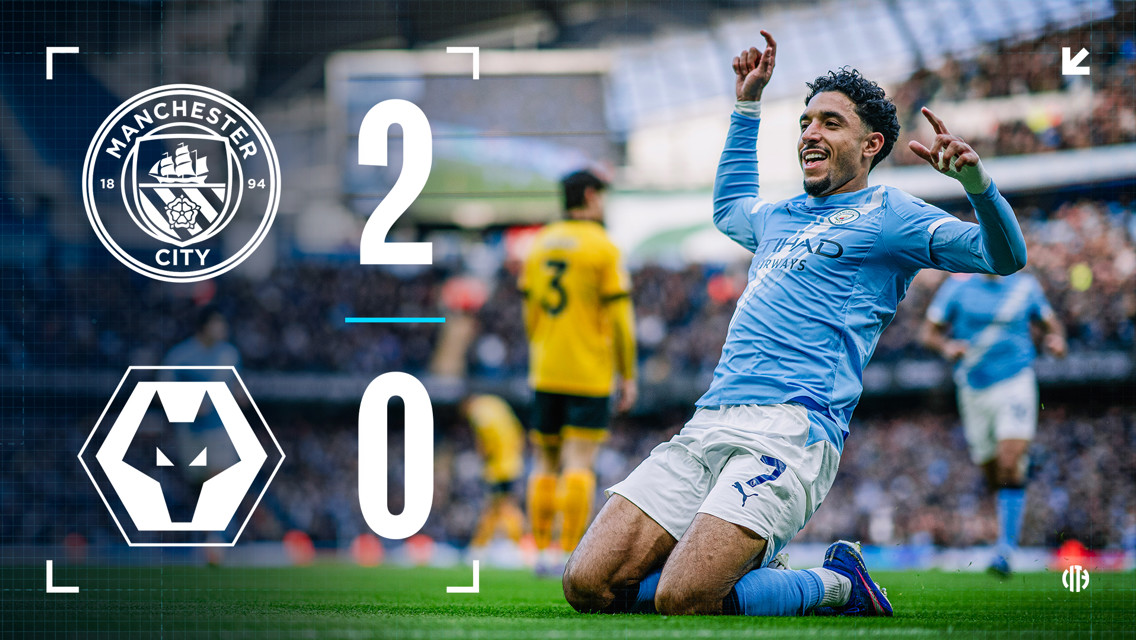 City 2-0 Wolves: Two-minute highlights