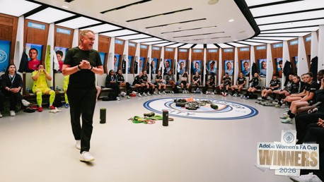 WATCH: Jeglertz's pre-FA Cup final teamtalk
