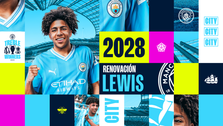 Rico Lewis amplía su contrato con el City