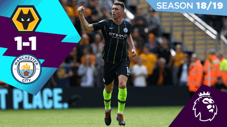 Wolves 1-1 City: Full match replay 2018/19