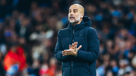 THE BOSS: On the touchline.
