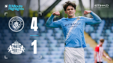 8-minute highlights: City U18s 4-1 Sunderland