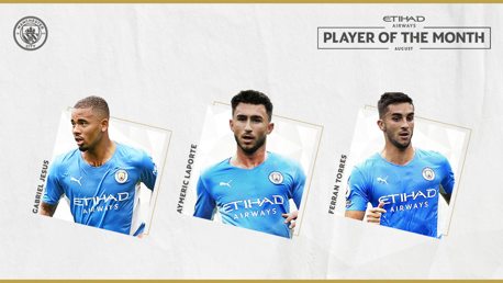 Etihad Player of the Month: August nominees 