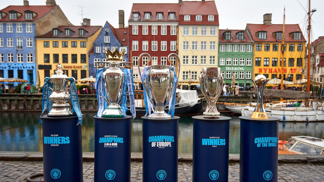 Treble Trophy Tour in Copenhagen 
