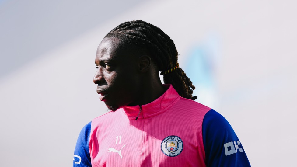 FULL FOCUS: Jeremy Doku in the zone ahead of Wednesday's clash