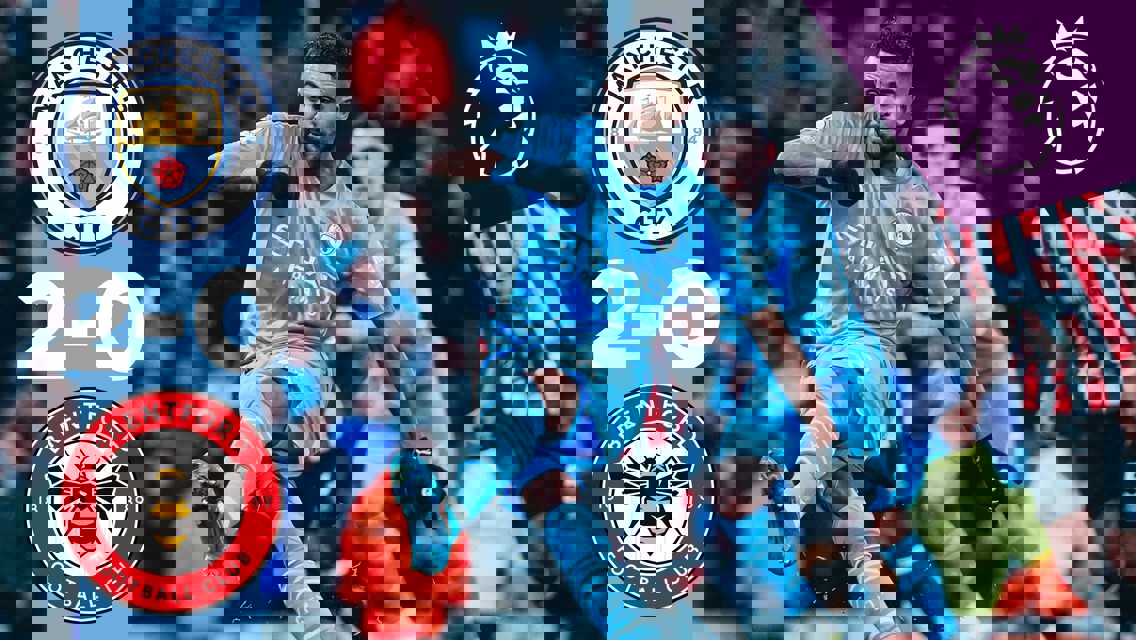 City 2-0 Brentford: Brief highlights