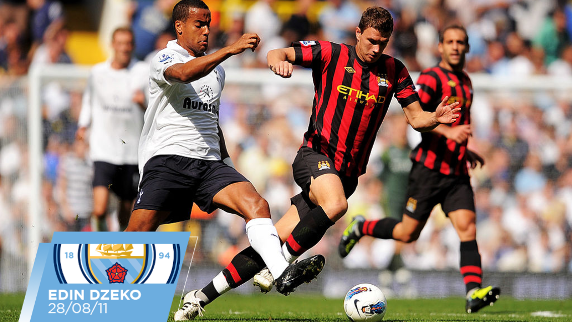 Los cuatro de Dzeko al Tottenham