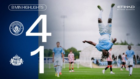 8-minute highlights: City U18s 4-1 Sunderland U18s