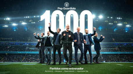 Guardiola llegará a los 1000 partidos como entrenador contra el Liverpool