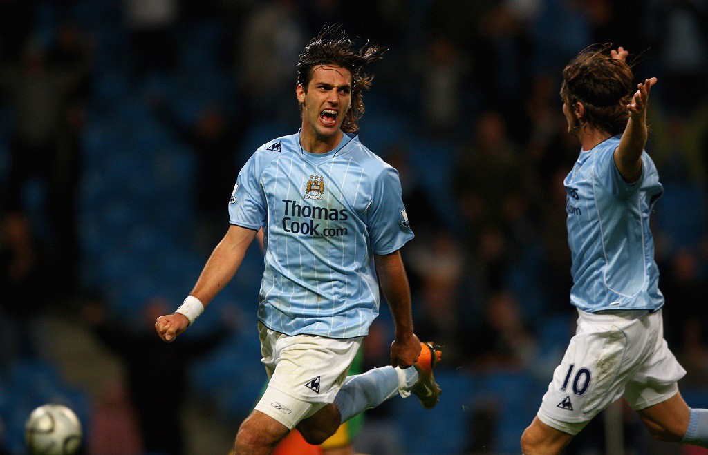 Samara playing for Manchester City