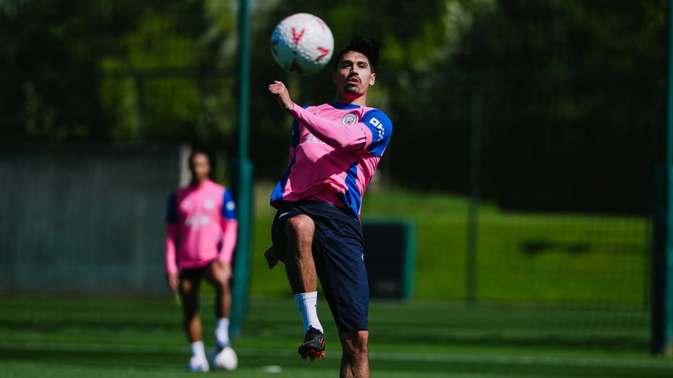 SHARPENING UP : Tijjani Reijnders brings the ball under control