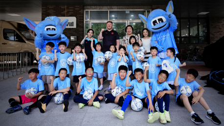 “아이들에게 희망 줬다” 맨시티의 서울 강남드림빌 방문기 