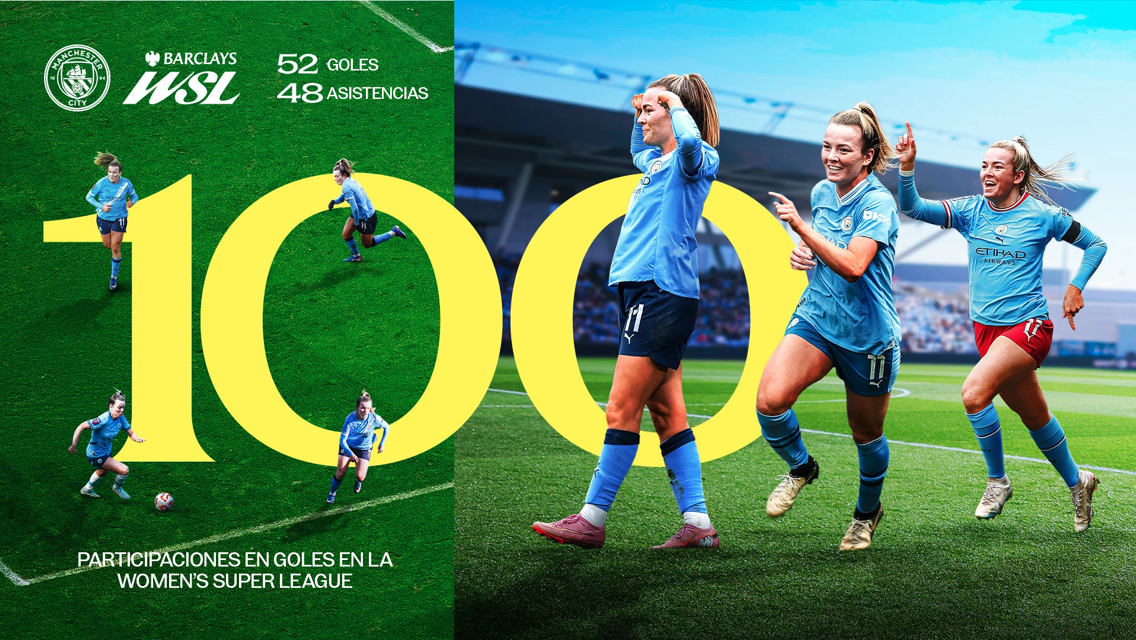 Hemp alcanza las 100 participaciones de gol en la WSL