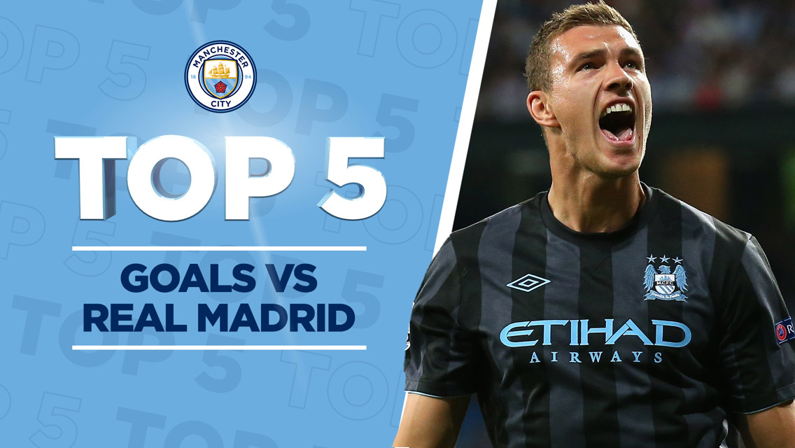 City v Real Madrid: Top 5 gols 
